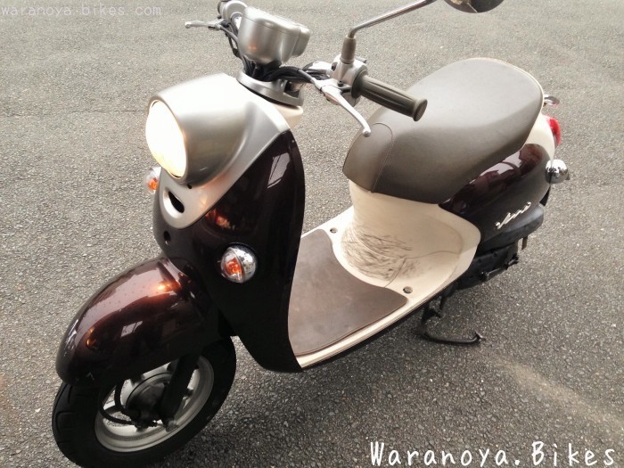 ヤマハ・ビーノ、エンスト症状修理。～京都 バイク・二輪車出張修理