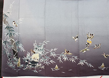 奥田祐斎作、黄櫨染(こうろぜん)の色留袖 : きものショップあづま 奥田祐斎作、黄櫨染(こうろぜん)の色留袖 : きものショップあづま