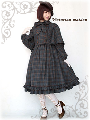 ブリティッシュチェックケープジャケットのご紹介 : Victorian maiden