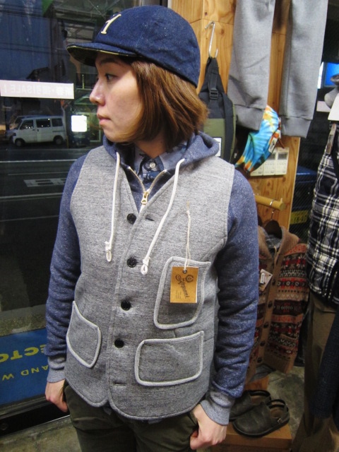 Kepani ・・・ MELANGE SWEAT ZIP PARKA!★!_d0152280_21525045.jpg