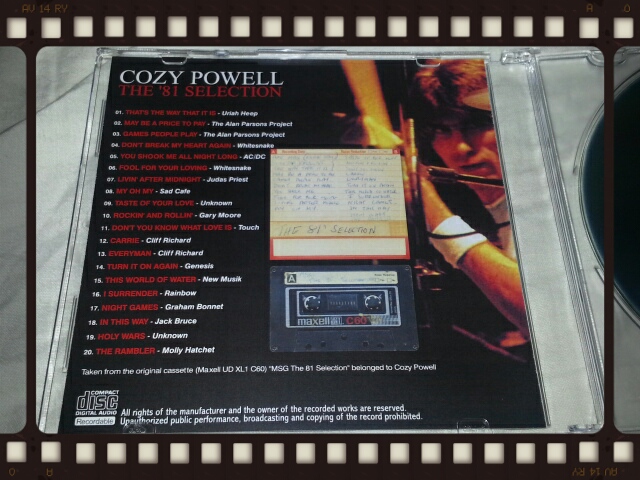 COZY POWELL / THE \'81 SELECTION_b0042308_0162164.jpg