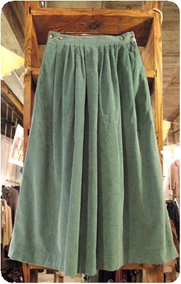 Blue Sleeveless Knit, Corduroy Long Skirt ♪_c0220830_2205216.jpg