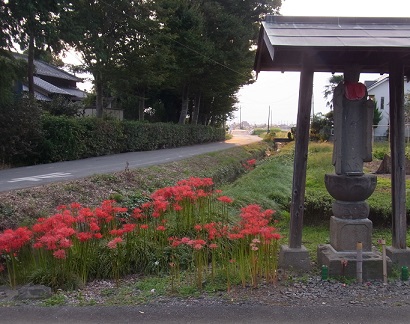 お地蔵さんと彼岸花_e0223371_22074404.jpg