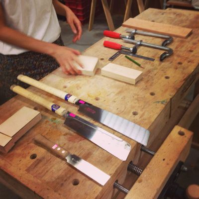 Makers\' Baseで木工講習、前半_c0060143_12152596.jpg