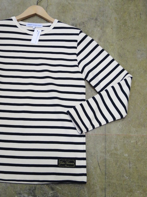 フランスの高級服地・Jules Tournier とのコラボ限定BORDER LONG TEE 。。。By Glacon_d0152280_21201421.jpg