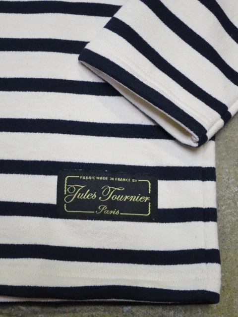 フランスの高級服地・Jules Tournier とのコラボ限定BORDER LONG TEE 。。。By Glacon_d0152280_21202254.jpg