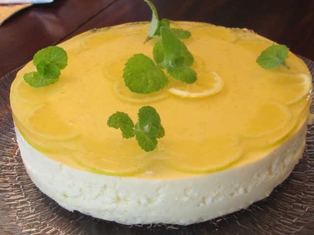 レモンババロアケーキ やせっぽちソプラノのキッチン