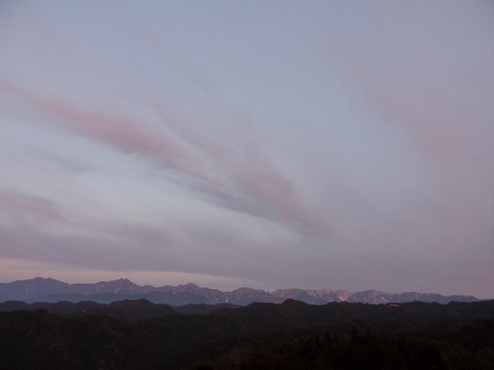 山の景：小川村からの北アルプス_f0049074_06485473.jpg