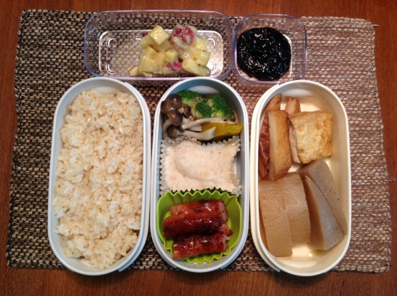 夕食用お弁当 おでん_f0314196_08122139.jpg