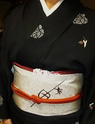 お洒落な猿の帯と澤瀉の着物で猿之助さん歌舞伎へ。_f0181251_15462544.jpg