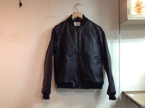 niuhans Horse Leather Bomber Jacket_c0221885_20581683.jpg