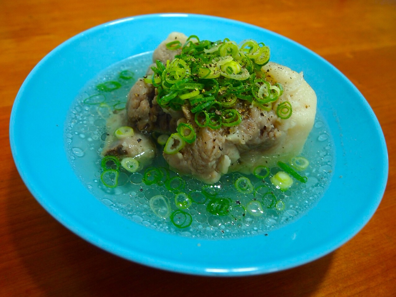 新米とテールスープ_a0258686_7124937.jpg