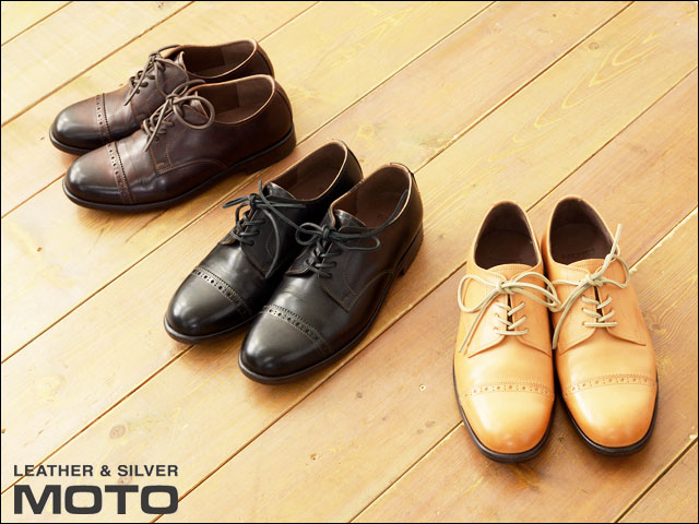 moto leather＆silver[モトレザー] Toe Cap Medallion Oxford Shoes 【1625】MEN'S :  refalt blog