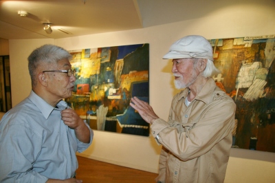 小西熙展「床屋から風景へ」展始まる_d0178431_03173986.jpg