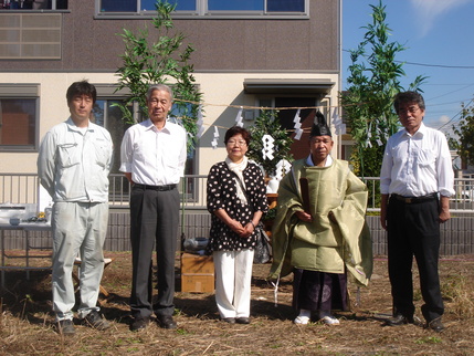 邑楽町にて地鎮祭_e0131560_1349073.jpg