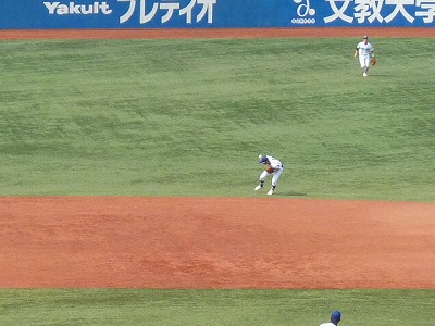 國學院大対駒澤大 9月16日 東都大学野球1部 前半_b0166128_21232536.jpg