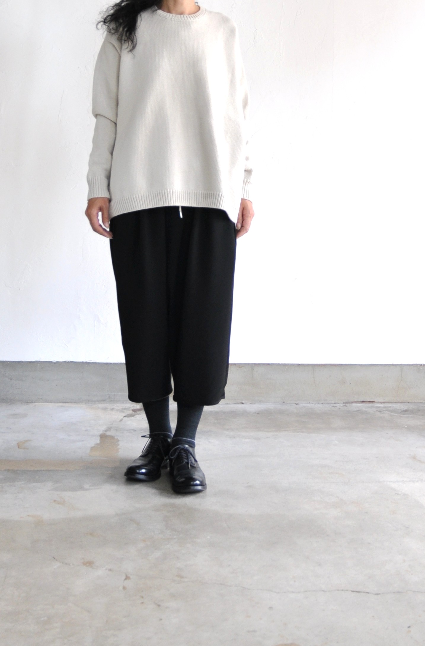 ゴーシュ　Bulky Cotton Knit Wide Pullover_d0120442_12153191.jpg