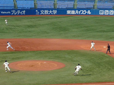 國學院大対駒澤大 9月16日 東都大学野球1部 前半_b0166128_10502631.jpg