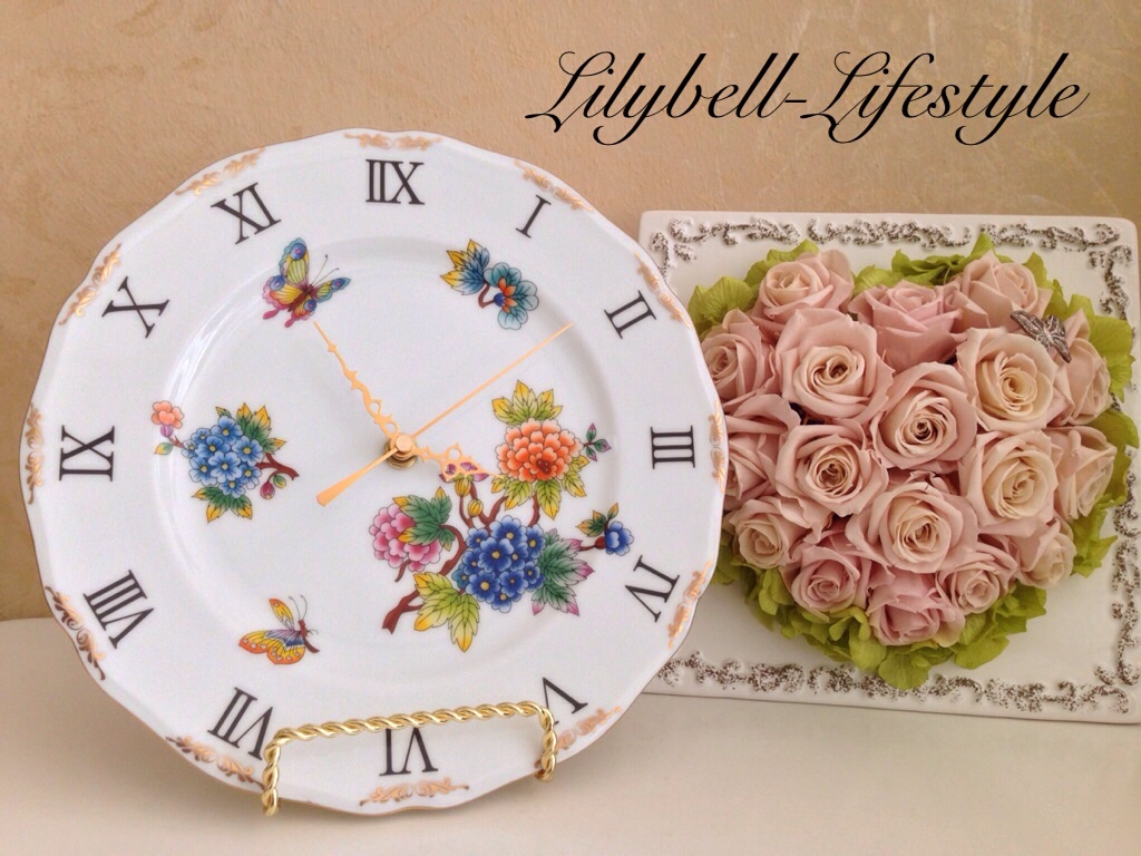 ヘレンド風デザインの時計💚 : Lilybell-Lifestyle