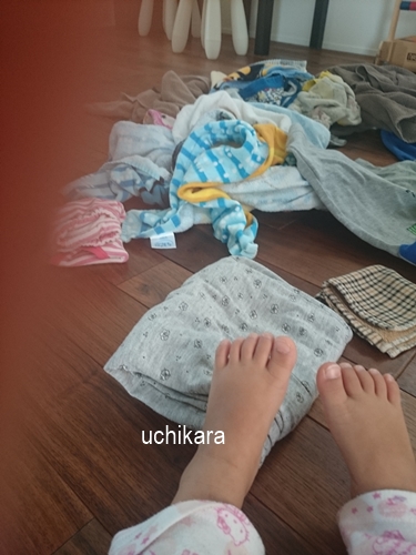 ◆我が家の収納◆ 母入院中の息子の変化①子供部屋_a0129661_17252321.jpg