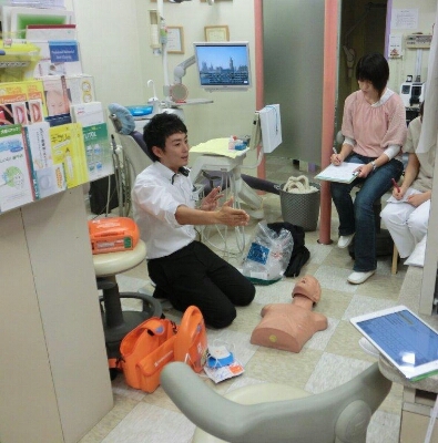 2014/9/24 AED講習会_e0336176_015420.jpg