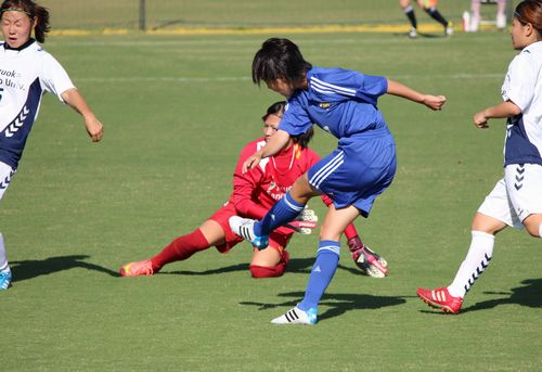 気分は快晴！　JFAアカデミー福島 ・女子 vs 静岡産業大学_f0211837_2042307.jpg