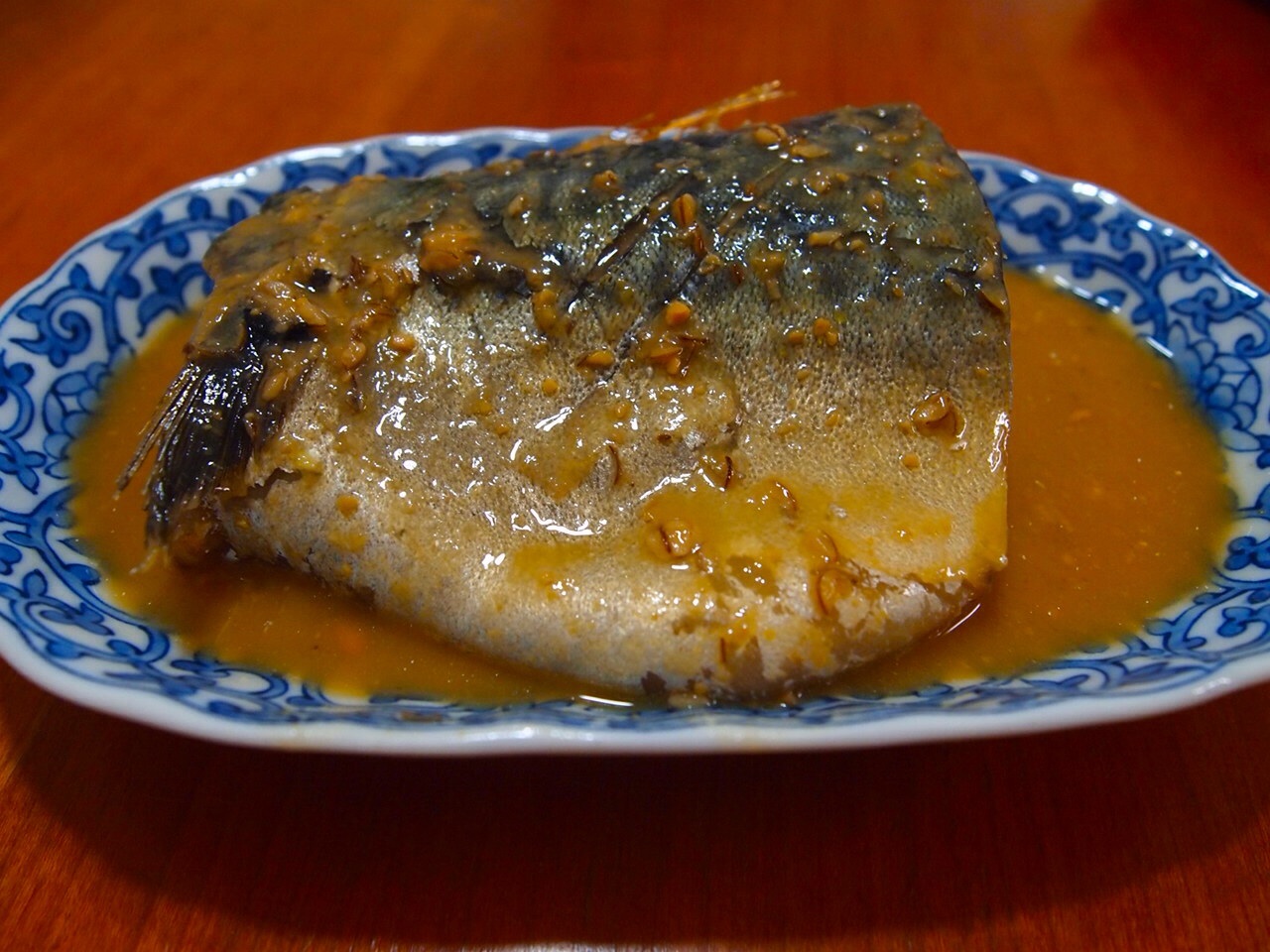 鯖の味噌煮_a0258686_6542174.jpg