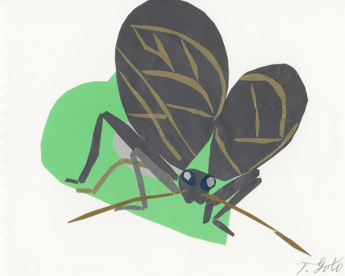 鈴虫 切り絵おやじ 鈴虫 切り絵おやじ