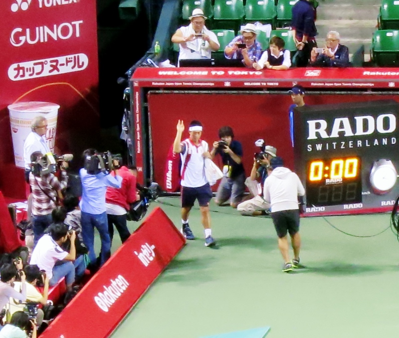 楽天オープンテニス2014・錦織圭シングルス初戦_b0083801_02365267.jpg