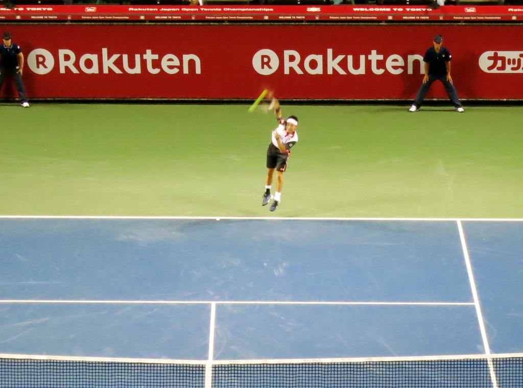 楽天オープンテニス2014・錦織圭シングルス初戦_b0083801_02403770.jpg