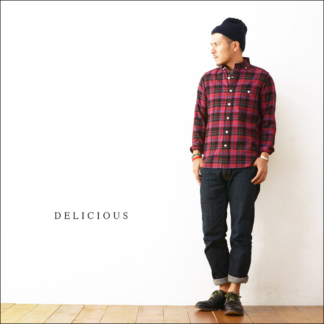 DELICIOUS [デリシャス] Pujol/ B.D チェックネルシャツ [DS0161] MEN\'S_f0051306_2283641.jpg