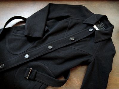 Long Knit Cardigan, Wool Shirt Dress, Black Color Coat ♪_c0220830_2291139.jpg