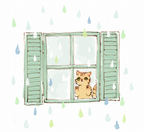 あぺりらより　　Laura\'s Illustration-Apelila on a Rainy Day_d0025294_21153619.jpg