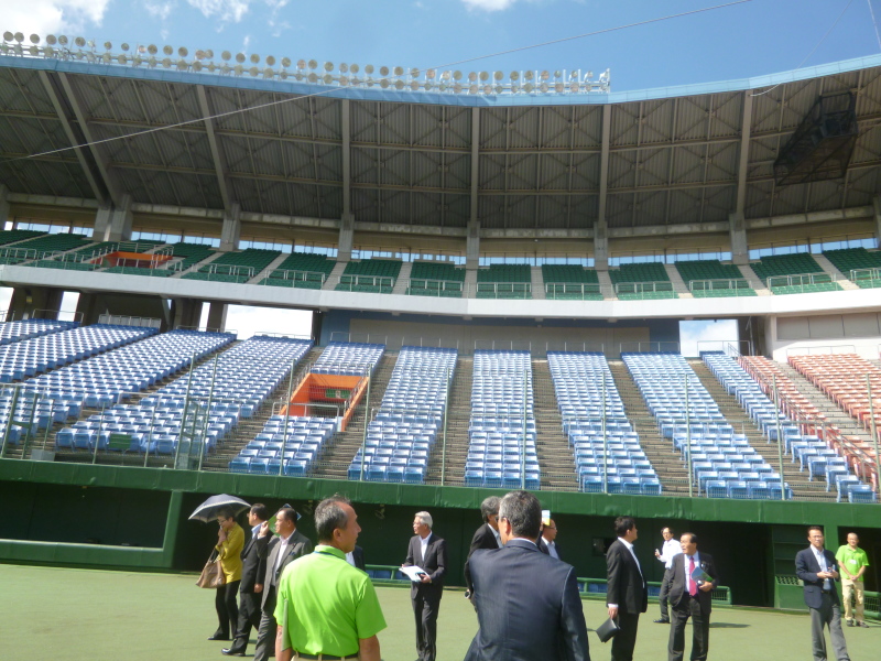 倉敷マスカットスタジアムは来年周年を迎えます ニコニコまさたか 岡山県議会議員 太田正孝のブログ