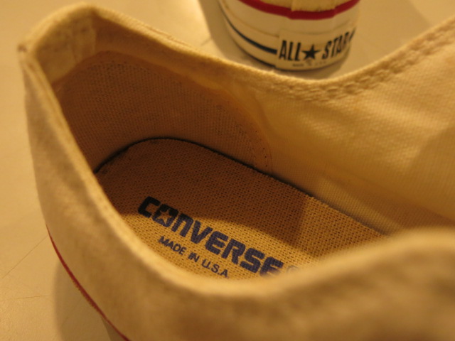 \"CONVERSE ALL STAR LOW WHITE MADE IN USA\"ってこんなこと。_c0140560_9141024.jpg