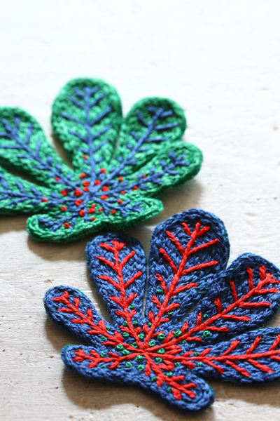 フェルト刺繍作品(闇夜の花)の制作過程~No14 フェルト刺繍 フェルト刺繍作品(闇夜の花)の制作過程~No14 フェルト刺繍