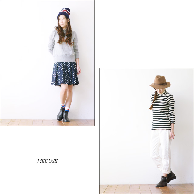 MEDUSE [メデュース] RUBBER SIDE GORE BOOTS [2010JUMP] ラバーサイドゴアブーツ／LADY\'S_f0051306_22593431.jpg