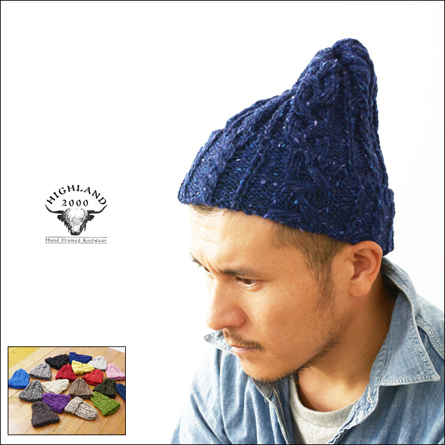 HIGHLAND2000 [ハイランド2000] BOBCAP CABLE KIL CARRA (NEW YARN NEP)[CAB-NEP] MEN\'S/LADY\'S_f0051306_232441.jpg