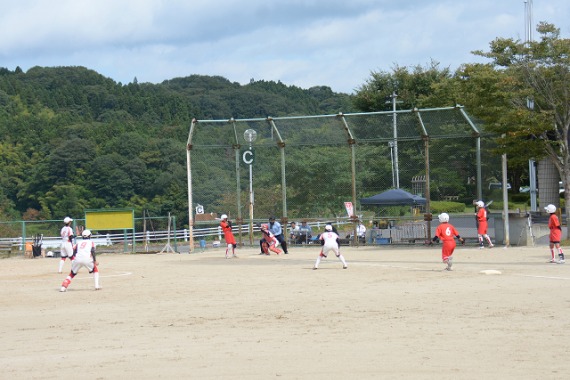 第１５回二本松ソフトボール大会　千厩中VS東那須野中_b0249247_22292524.jpg