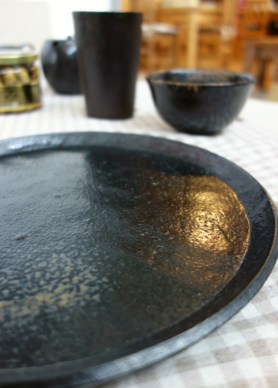 きょうのBizen〜万能!リム付きの大きめなお皿が1枚あれば_a0017350_06530091.jpg