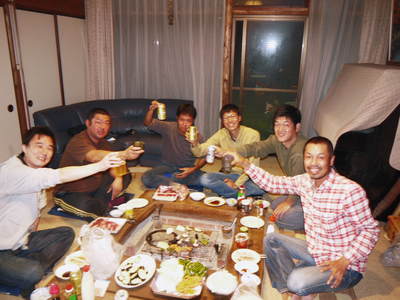 匠の農家さんと囲炉裏を囲んで楽しく懇親会!!でも、思わぬハプニングが・・・_a0254656_19294729.jpg