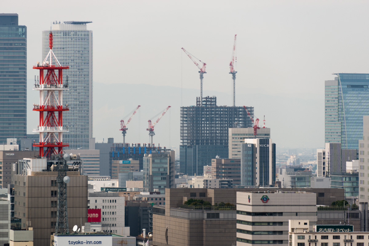 高層ビル建設現場観察_a0177616_12091501.jpg