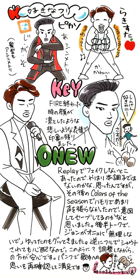 Shinee World 14 I M Your Boy In 大分 イラスト レポ Kpopぐつぐつにっき