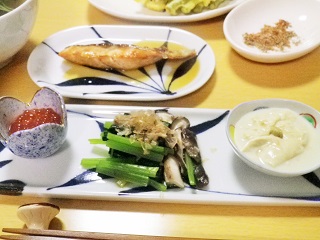 秋の和定食の日　～ランチ会の日も～_b0102728_1124214.jpg