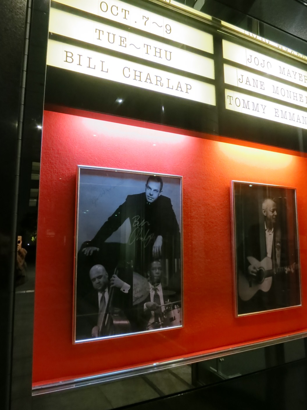 2014.10.8  Bill Charlap Trio @ Cotton Club_a0107397_8103480.jpg