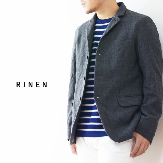 RINEN [リネン] 2/36ウール平織テーラードジャケット [23502] MEN\'S_f0051306_18192617.jpg