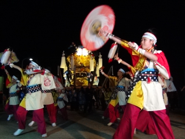 新居浜市大島の八幡神社秋祭り宵祭り・・・2014/10/11_f0231709_13563074.jpg