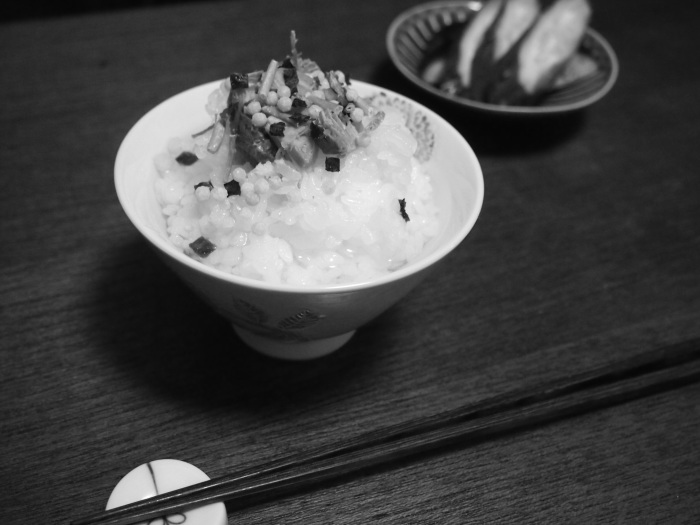 お茶漬け「お茶漬の味」 : Make a dish シネマレシピ 映画の中の一皿