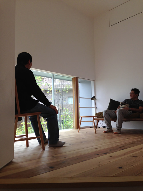 yo house < 慰労会 と open house >_b0207676_2101685.jpg