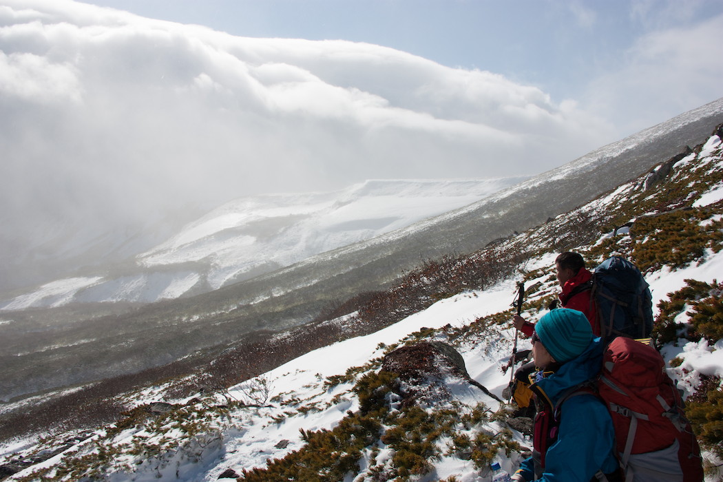 2014年10月11～12日　緑岳～白雲岳避難小屋泊　前編_c0210644_21543780.jpg